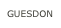 GUESDON